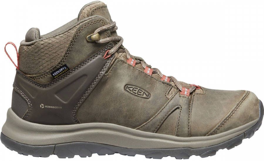 Keen Terradora II Mid Dames Wandelschoenen Brindle Redwood Bruin Leer K1023728 - Foto 2