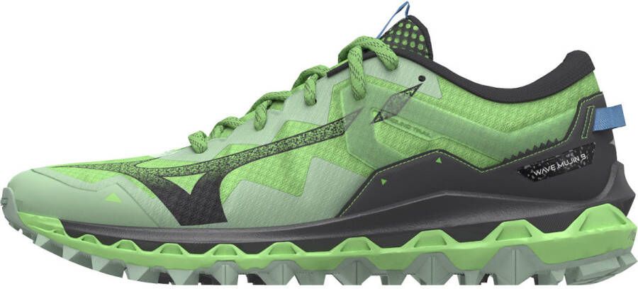 Mizuno Wave Mujin 9 Trailrunningschoenen 909C Blacko Littleboyblue Heren - Foto 4