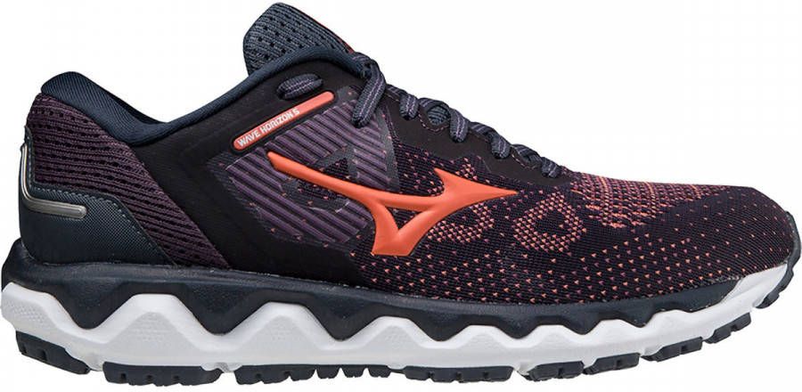 Mizuno Wave Horizon 5 Dames Sportschoenen Hardlopen Weg grijs paars - Foto 3
