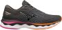 Mizuno Wave Sky 6 J1GD220271 Vrouwen Grijs Hardloopschoenen - Thumbnail 3