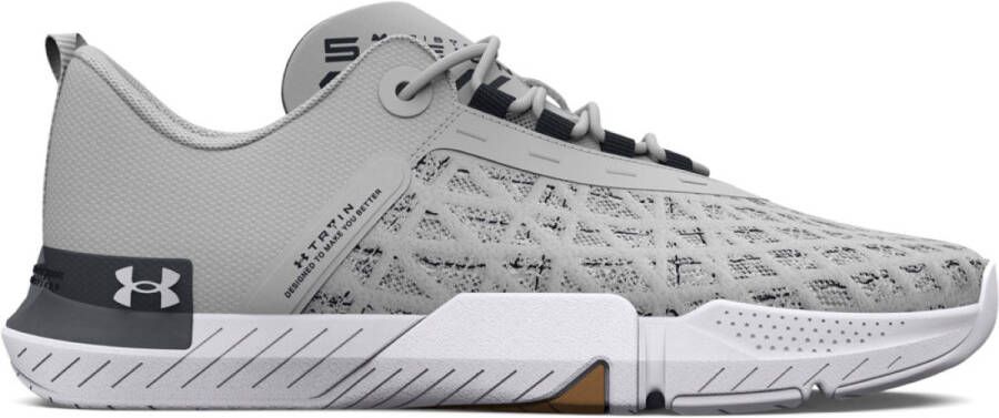 Under Armour Herentrainingsschoenen TriBase™ Reign 5 Mod Grijs Zwart Wit 45.5