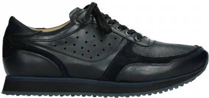 Wolky Nette schoenen 05851 e-Sneaker Men 24800 blauw stretch leer
