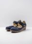 Wolky Bandschoenen Charlotte blauw zomer nubuck - Thumbnail 3