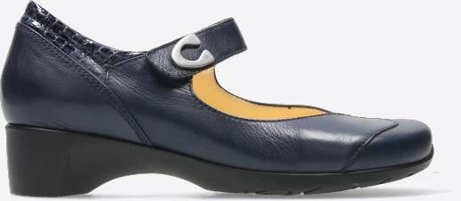 Wolky Bandschoenen Chili blauw leer - Foto 3