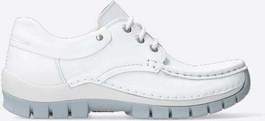 Wolky Veterschoenen Fly Summer wit kobalt blauw leer - Foto 2