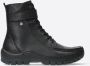 Wolky Hoge veterschoenen Reach zwart leer - Thumbnail 2