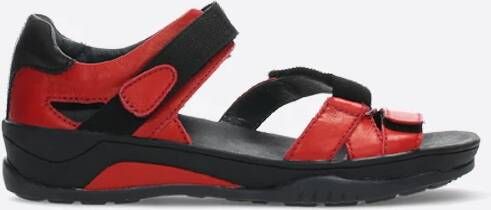 Wolky Dames Sandalen 0105030-500 Ripple Savana Rood - Schoenen.nl