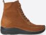 Wolky Hoge veterschoenen Roll Boot cognac nubuck - Thumbnail 2