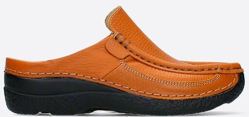 Wolky Comfortschoenen Roll Slide oker leer - Foto 2