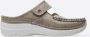 Wolky Comfortschoenen Roll Slipper taupe letter nubuck - Thumbnail 2