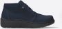 Wolky Hoge veterschoenen Tarda XW-WR donkerblauw nubuck - Thumbnail 2