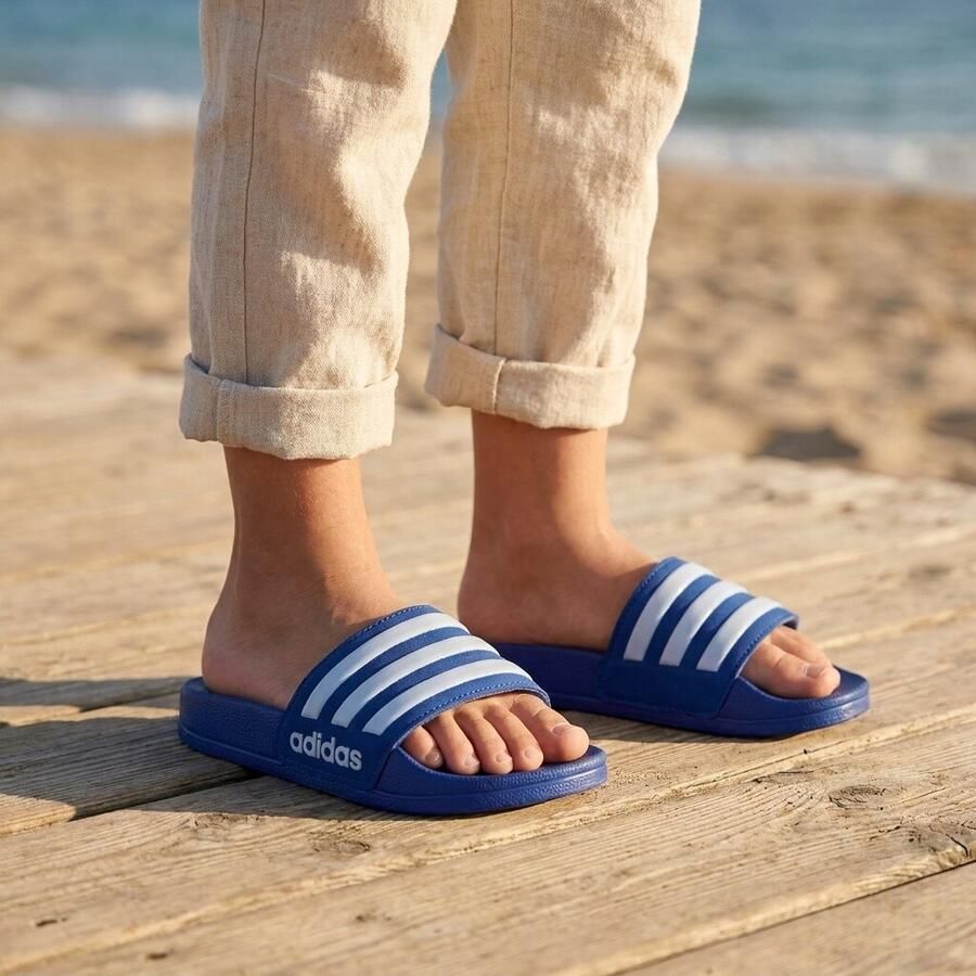 Adidas Sportswear Adilette badslippers kobaltblauw lichtblauw