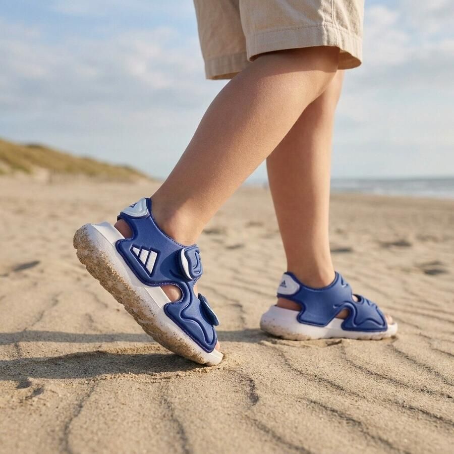 Adidas Sportswear ALTASWIM 3 SANDALEN PEUTERS Kinderen Blauw - Foto 4