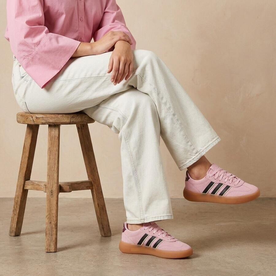 Adidas Women's Barreda Decode Sneakers 2 3 roze bruin - Foto 4
