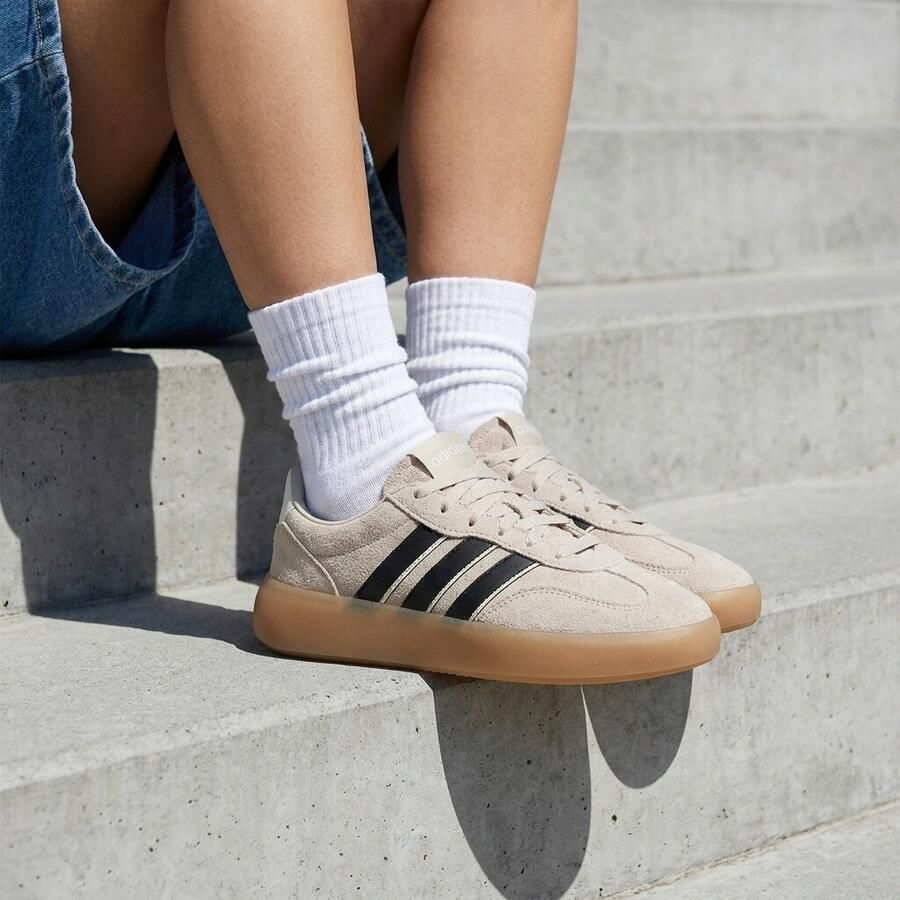 Adidas Sportswear Barreda Decode Lux leren sneakers beige bruin goud - Foto 9