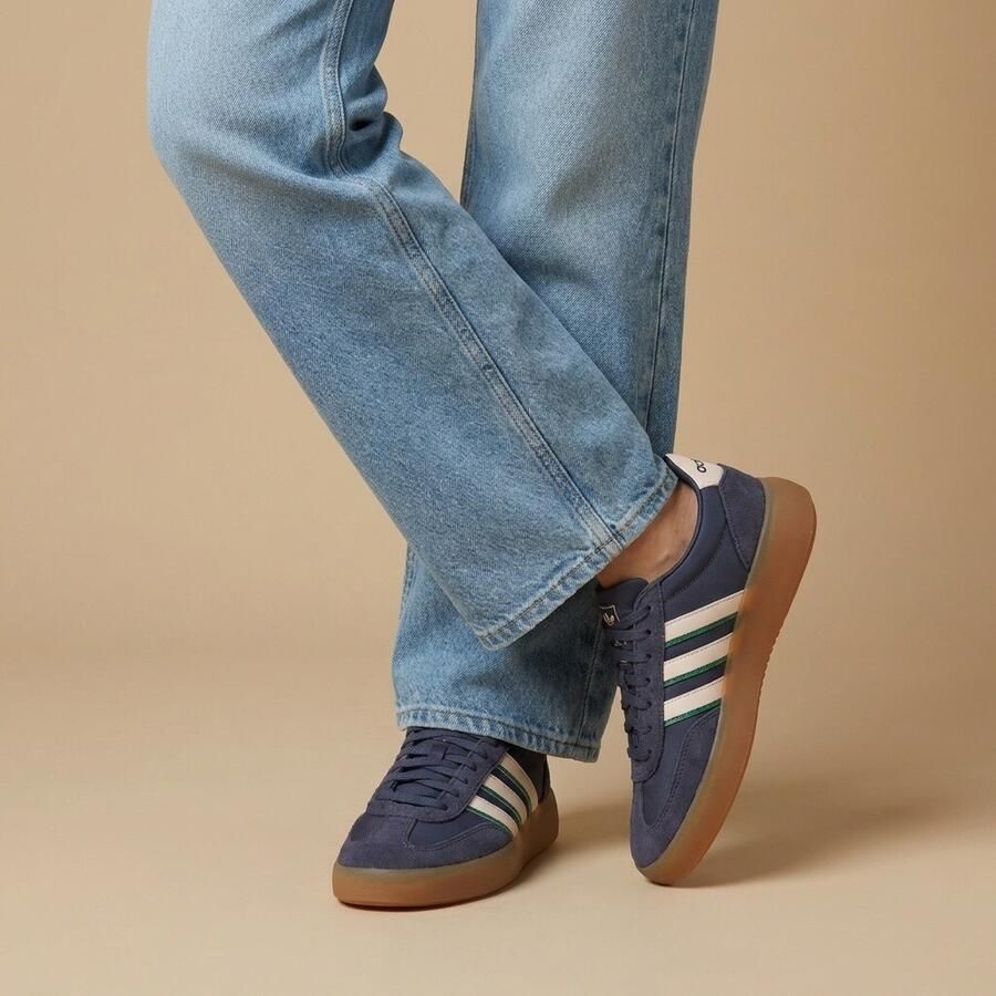 Adidas Barreda Decode suède dames sneakers blauw Maat Echt leer Uitneembare zool