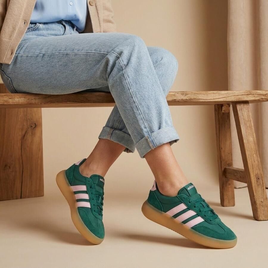 Adidas Barreda Decode Sneakers Dames Groen 2 3 Leer