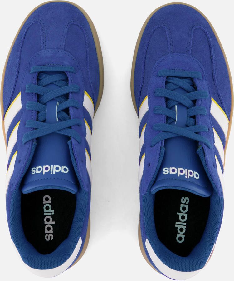 Adidas Barreda heren sneakers blauw wit 1 3 Echt leer Uitneembare zool - Foto 2