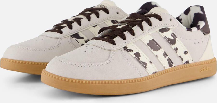 Adidas Sportswear Breaknet imitatieleren sneakers met dierenprint lichtgrijs - Foto 4