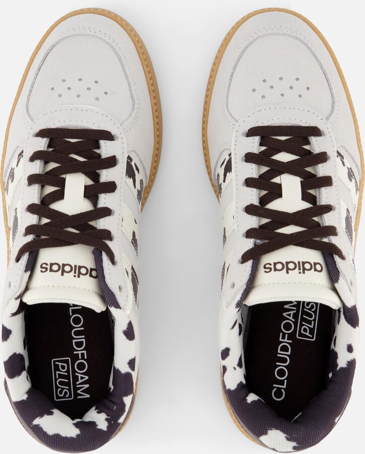 Adidas Sportswear Breaknet imitatieleren sneakers met dierenprint lichtgrijs - Foto 5