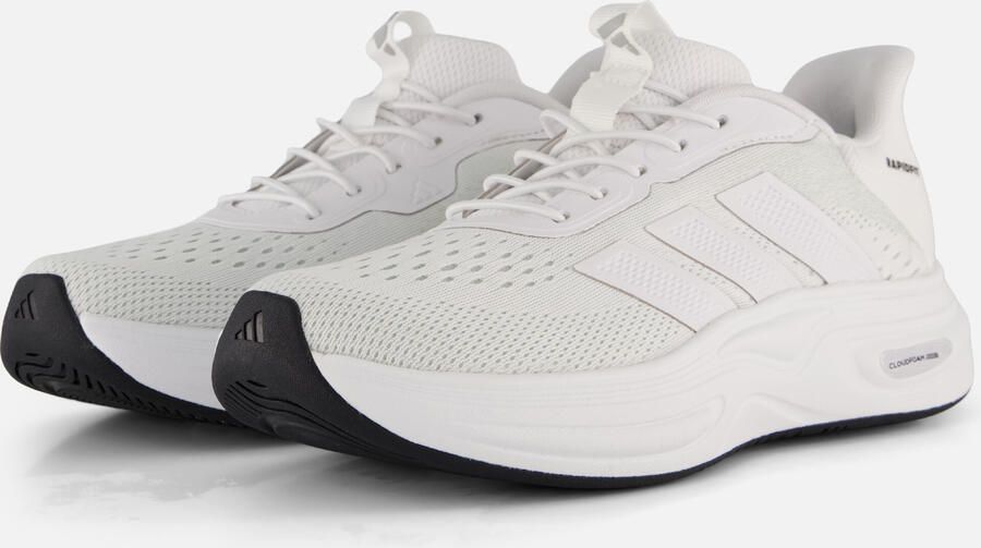 Adidas Cloudfoam Cuxxion Rapidfit Sneakers Wit 2 3 Mesh Synthetisch