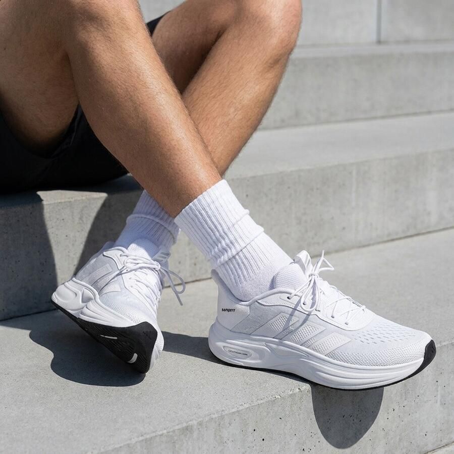 Adidas Cloudfoam Cuxxion Rapidfit Sneakers Wit 1 3 Mesh Synthetisch - Foto 2