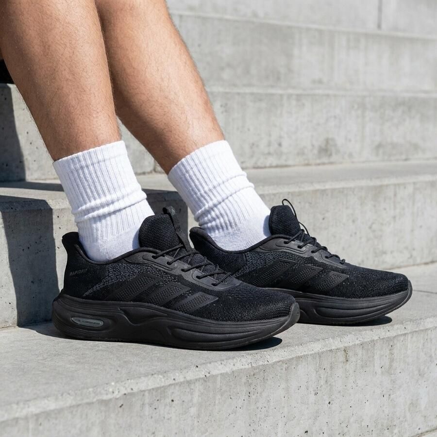Adidas Sportswear Cloudfoam Cuxxion Rapidfit Schoenen Unisex Zwart - Foto 2