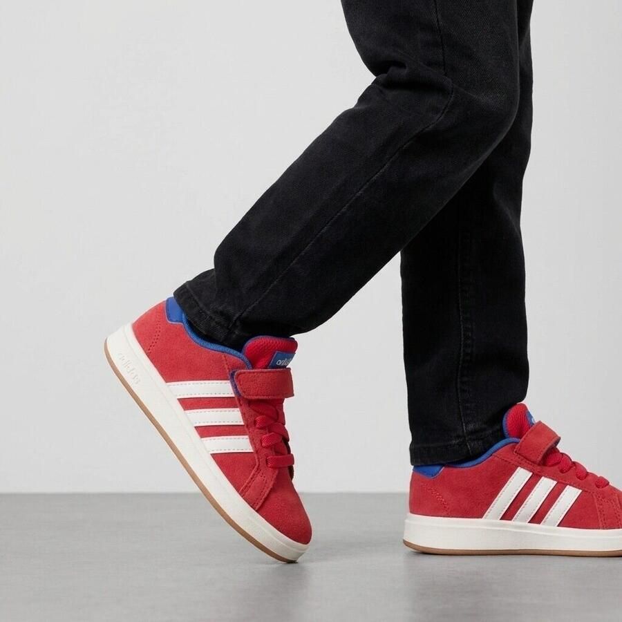 Adidas Grand Court 00 Sneakers rood Suede - Foto 2