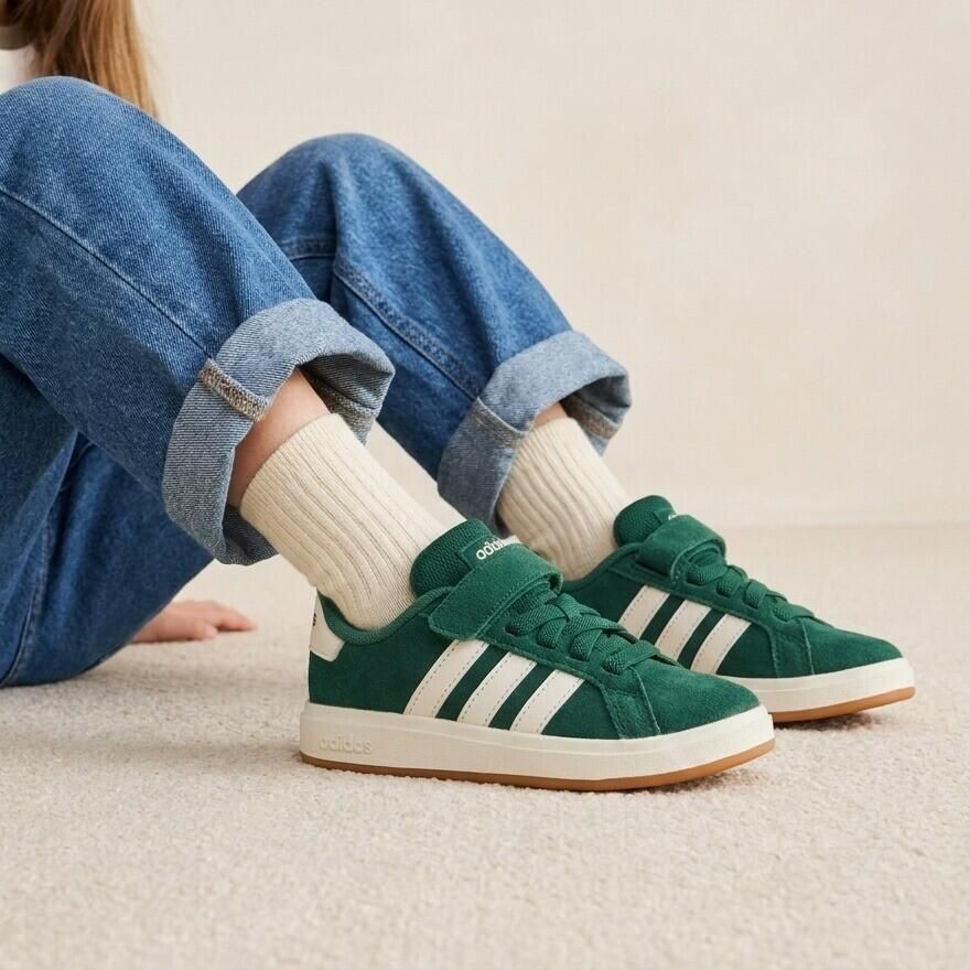 Adidas Sportswear Grand Court 00s Schoenen Kids Kinderen Groen - Foto 2