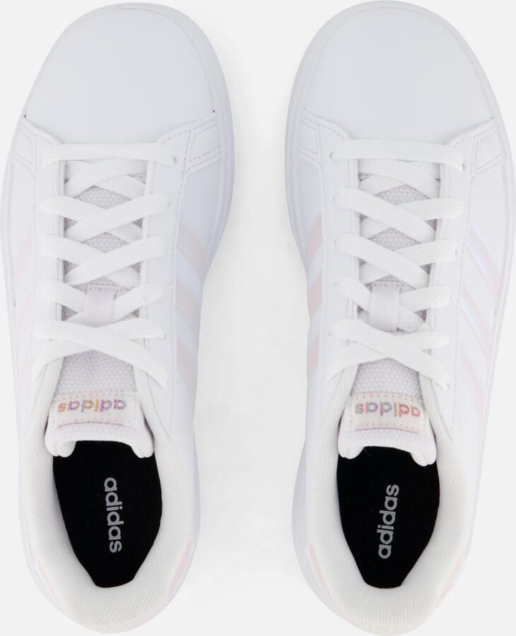 Adidas Sportswear Grand Court 2.0 sneakers wit metallic zilver Imitatieleer 37 1 3 - Foto 3