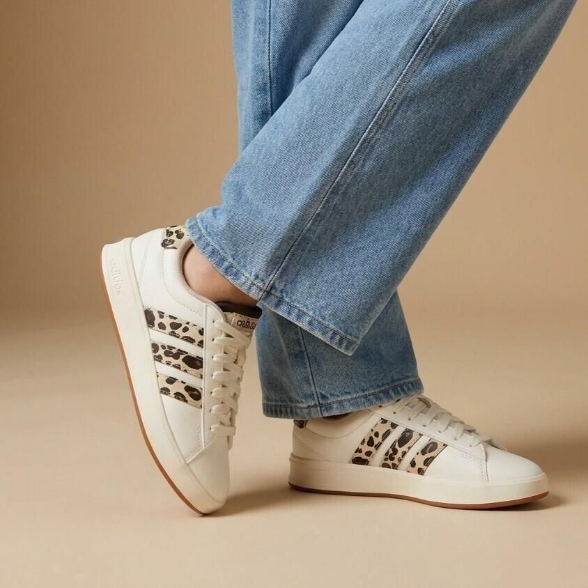 ADIDAS SPORTSWEAR Sneakers laag 'GRAND COURT 3.0' beige zwart wit - Foto 4