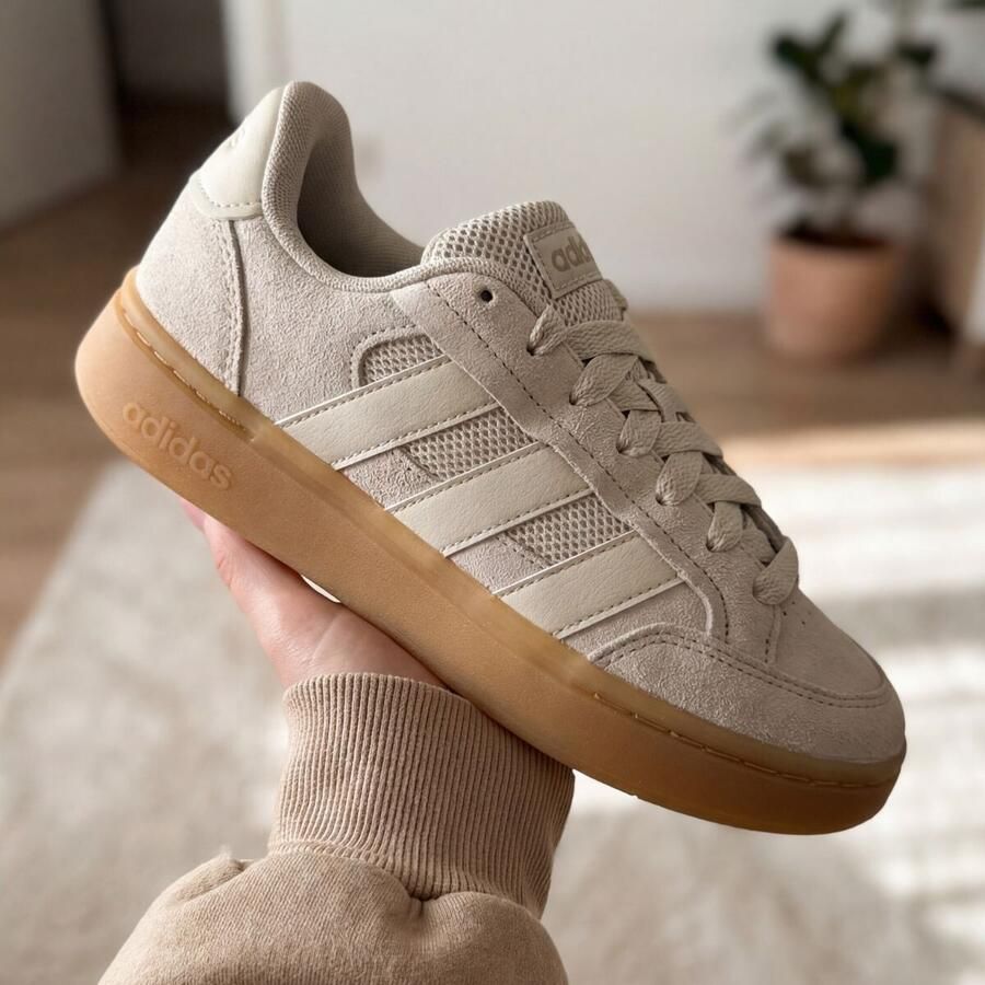 Adidas Women's Grand Court Alpha Sneakers 1 3 beige grijs - Foto 2