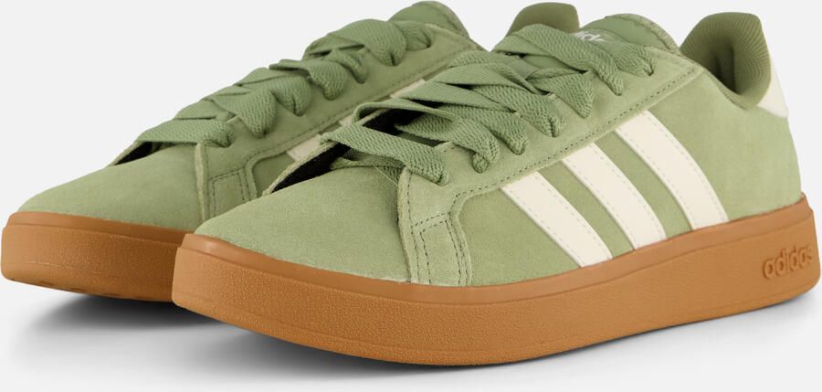 Adidas Grand Court Base 00 Sneakers groen Leer