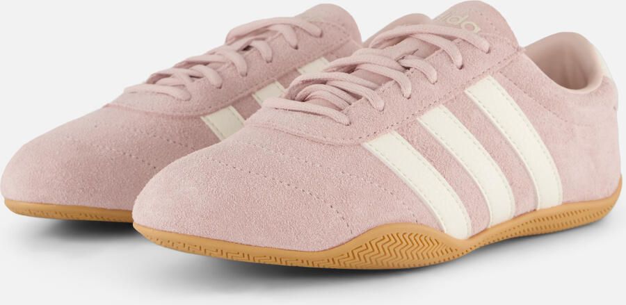 Adidas Sportswear Grand Court Low leren sneakers lichtroze ecru - Foto 4