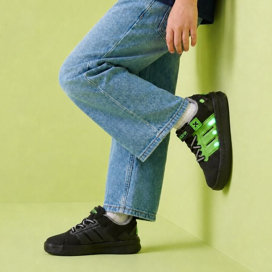 Adidas Minecraft Lightorama Sneakers zwart