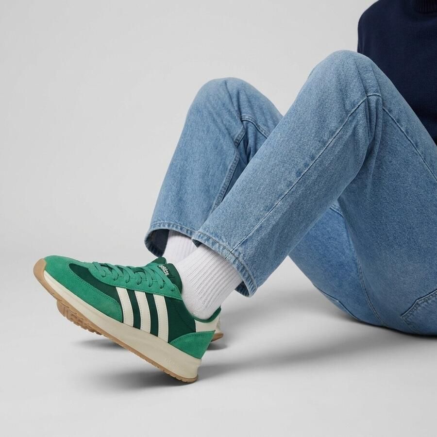 Adidas Sportswear Sneakers van leermix met vetersluiting model 'RUN 70s 2 0'