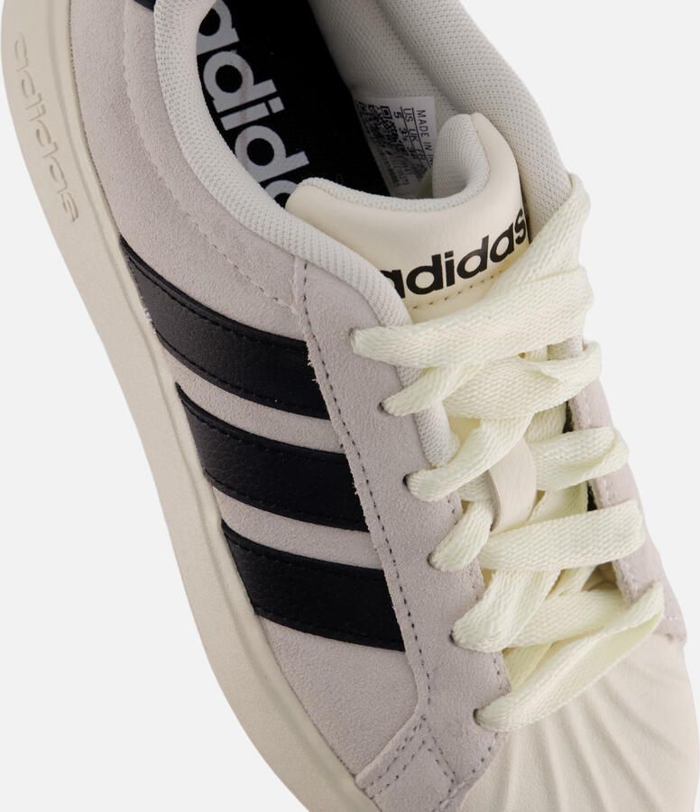 Adidas Sportswear Streettalk Bold leren suède sneakers ecru zwart - Foto 5