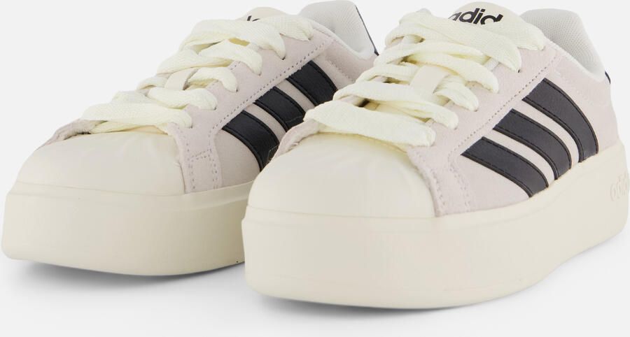 Adidas Sportswear Streettalk Bold leren suède sneakers ecru zwart - Foto 7