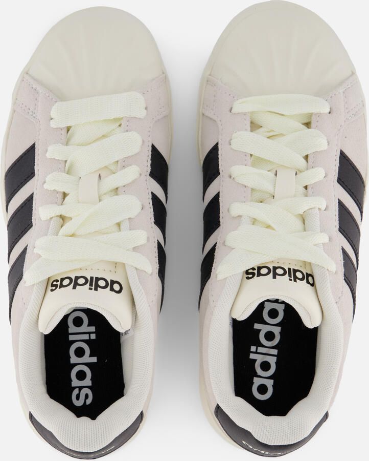 Adidas Sportswear Streettalk Bold leren suède sneakers ecru zwart - Foto 5