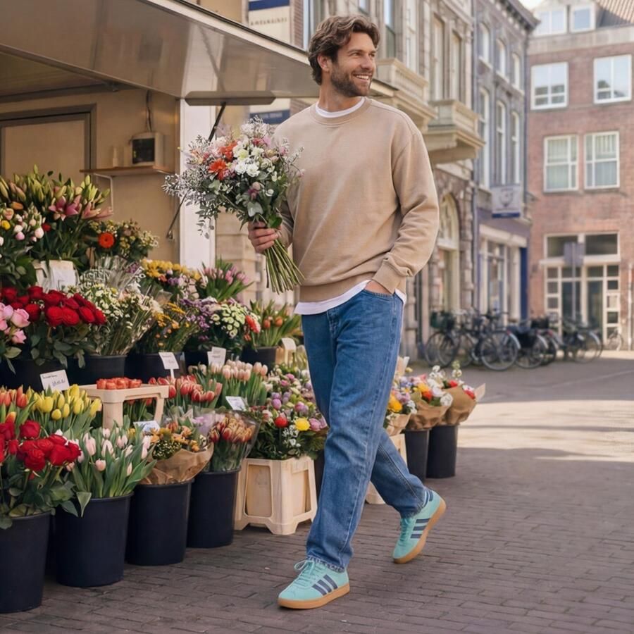 Adidas VL Court 3.0 Sneakers blauw Su�de - Foto 2