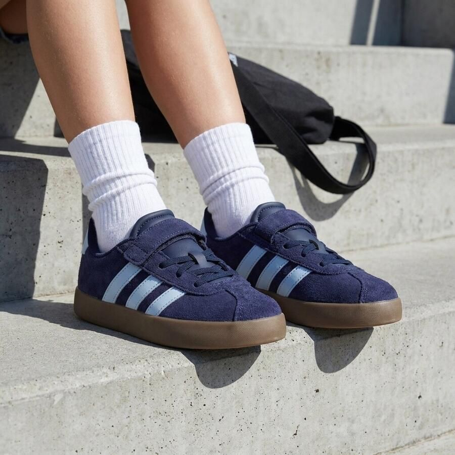 Adidas Kid's VL Court 3.0 EL Sneakers blauw - Foto 2