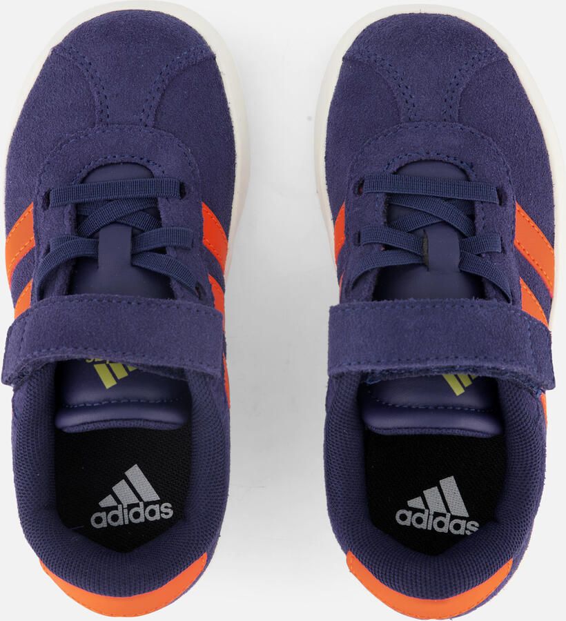 Adidas Sportswear VL Court suede sneakers 3.0 donkerblauw oranje - Foto 5