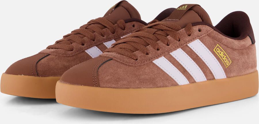Adidas Sportswear VL Court leren sneakers bruin lila - Foto 7