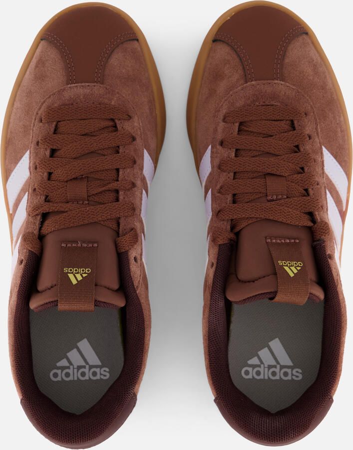 Adidas Sportswear VL Court leren sneakers bruin lila - Foto 5