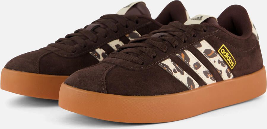 Adidas Sportswear VL Court sneakers donkerbruin dierenprint - Foto 4