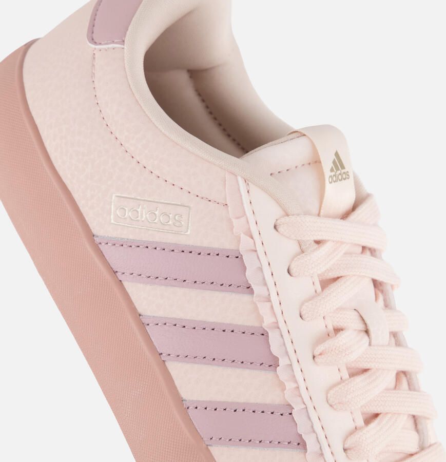 Adidas VL Court Sneakers Dames Roze 1 3 Mesh Synthetisch - Foto 5