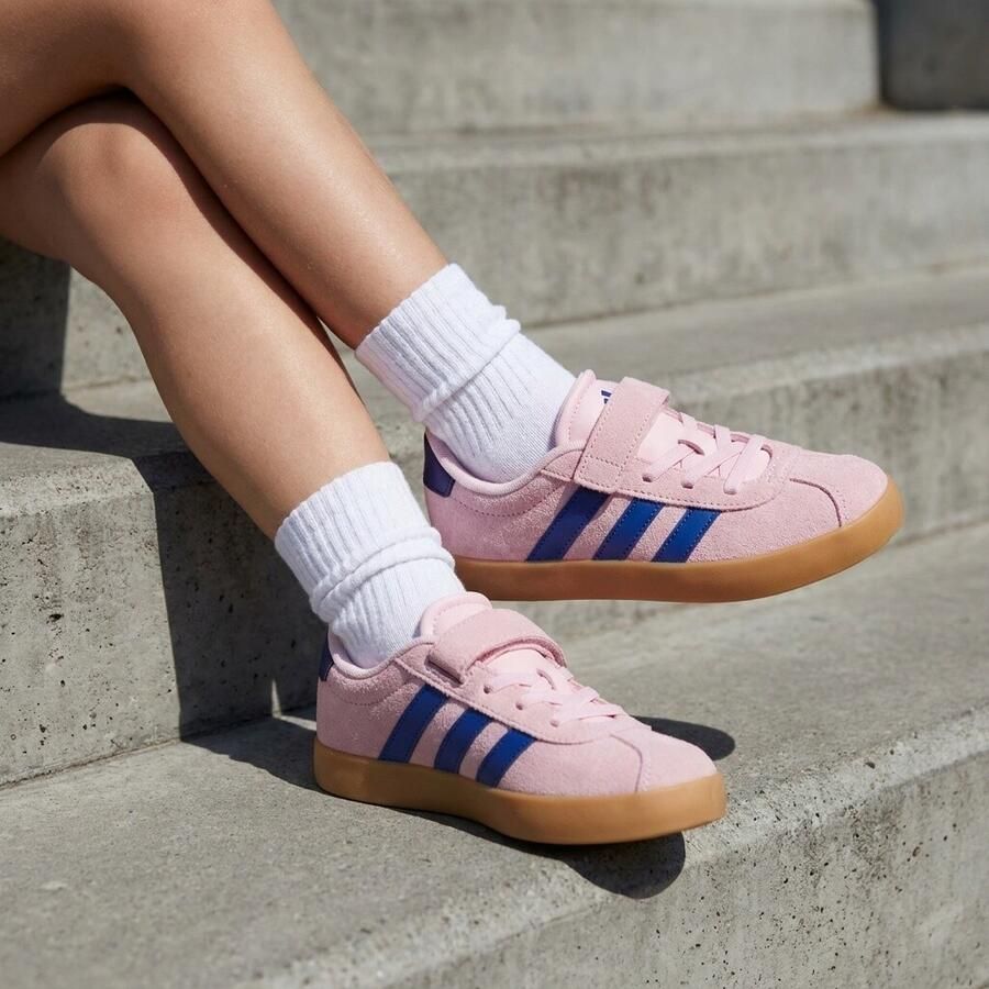 Adidas VL Court 3.0 meisjes sneakers roze Uitneembare zool - Foto 2