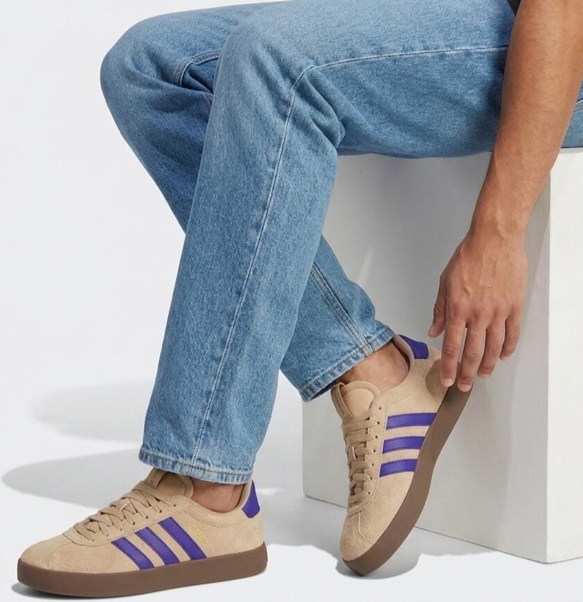 Adidas Sportswear Sneakers van echt rundleer