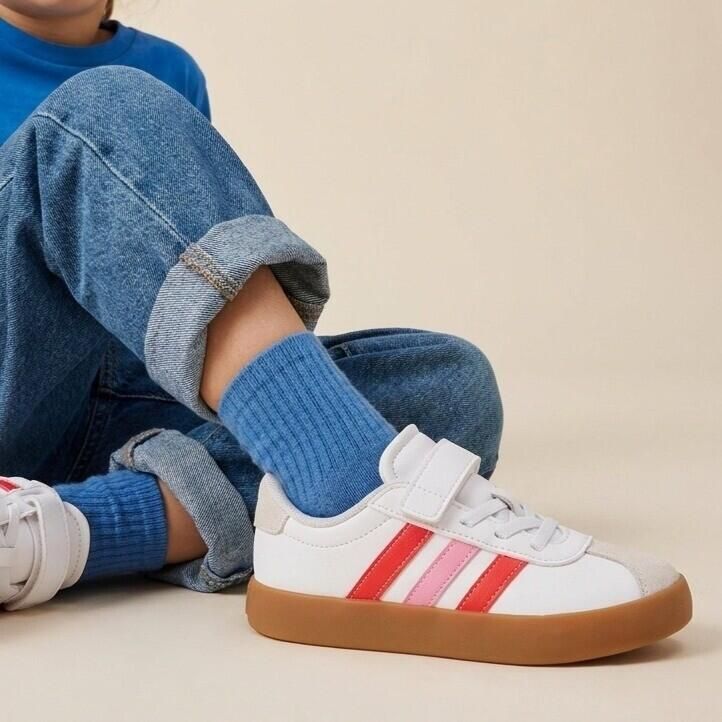 Adidas VL Court 3.0 Sneakers wit Leer Dames - Foto 2