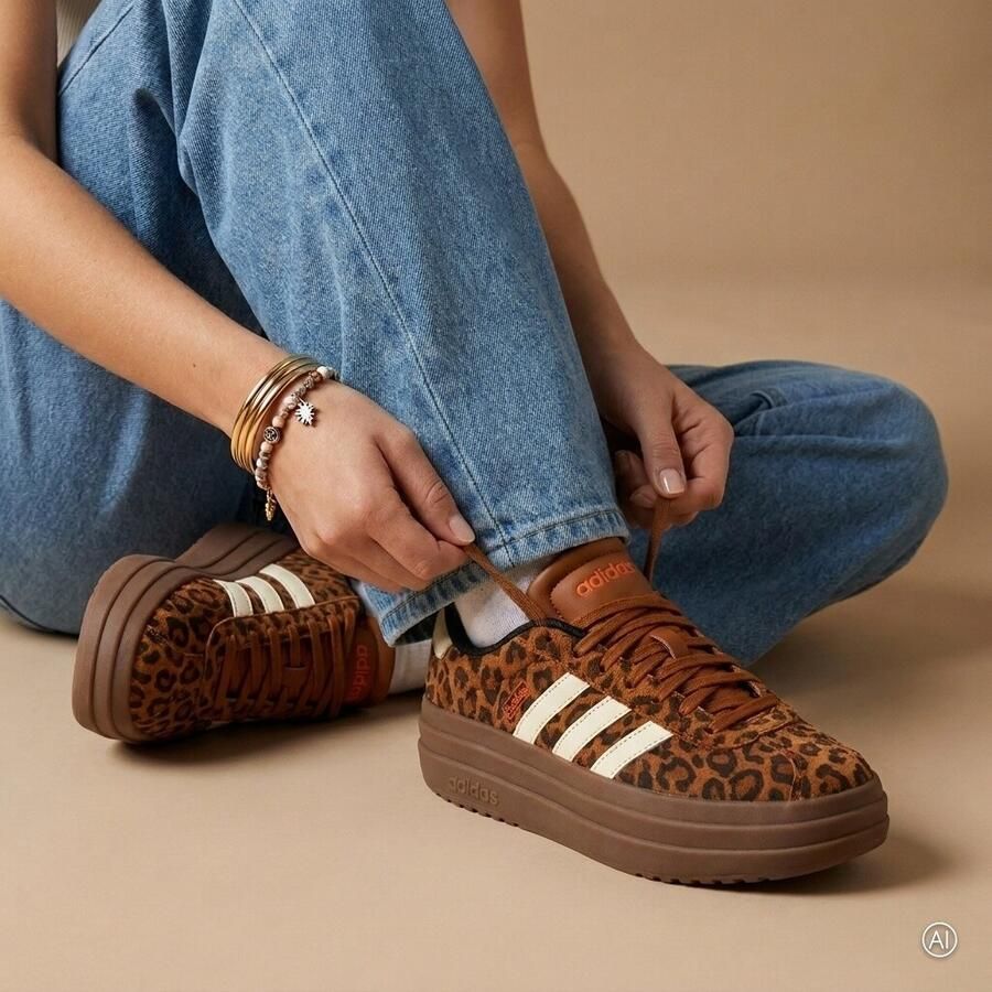 Adidas Sportswear VL Court Bold sneakers bruin zwart - Foto 12